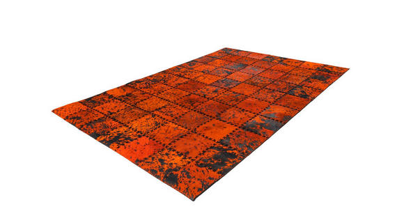 WEBTEPPICH 120/170 cm Orange  - Orange, Basics, Leder/Textil (120/170cm) - Novel