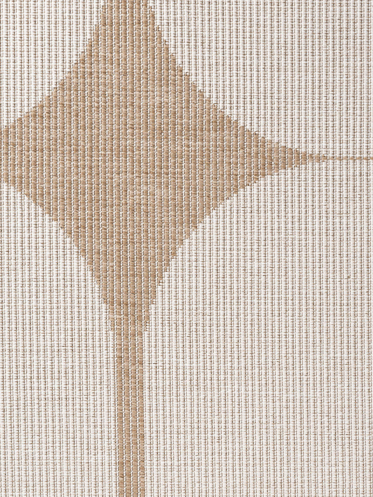 LÄUFER 80/250 cm Duet  - Sandfarben/Weiß, Design, Kunststoff (80/250cm)