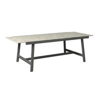 GARTENTISCH 240/100/74 cm Holz, Kunststoff rechteckig  - Hellgrau/Graphitfarben, ROMANTIK / LANDHAUS, Holz/Kunststoff (240/100/74cm) - Dieter Knoll