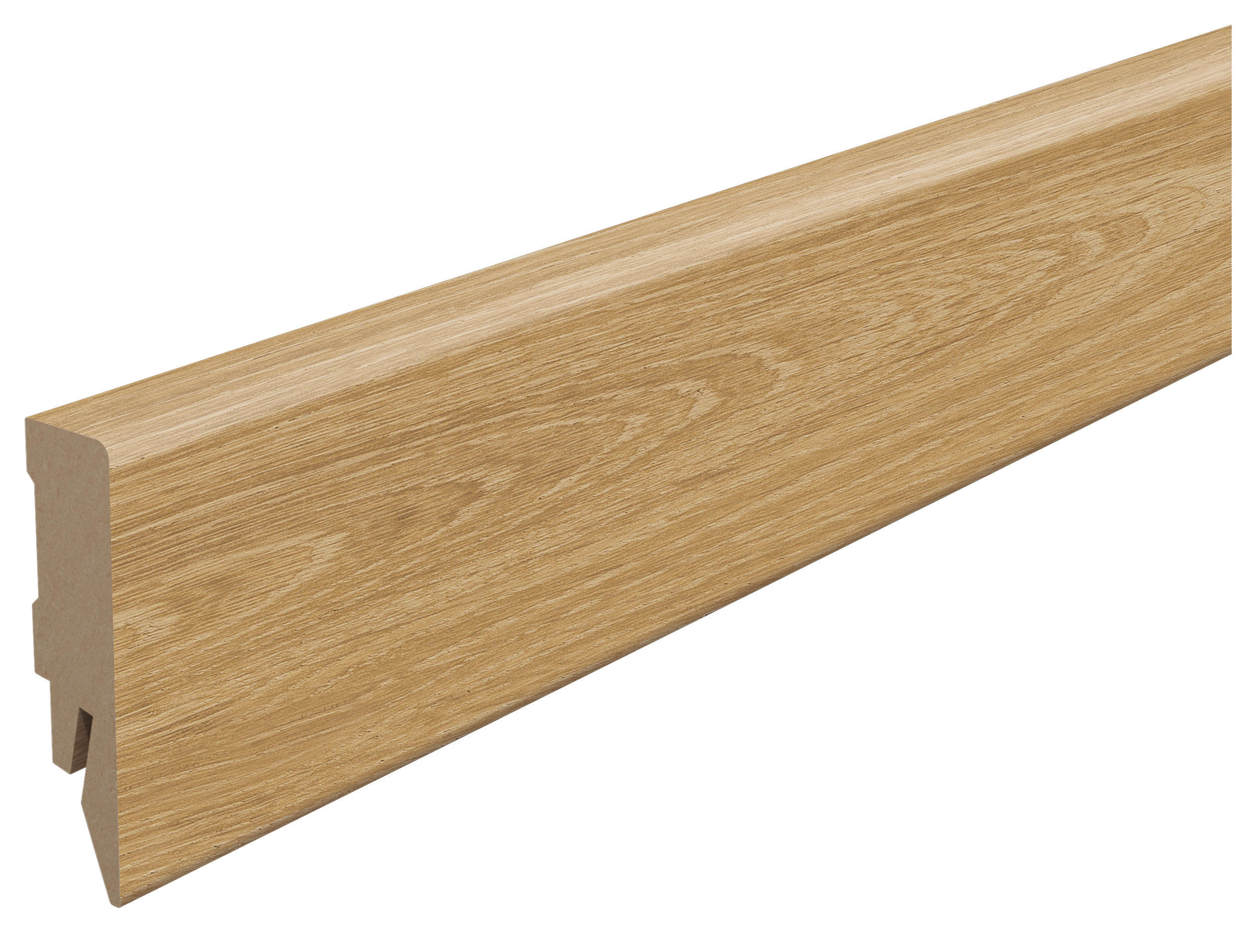 Egger Holzwerkstoffe Sockelleiste Kubische Leiste Braun 1.4x5.8x240 cm