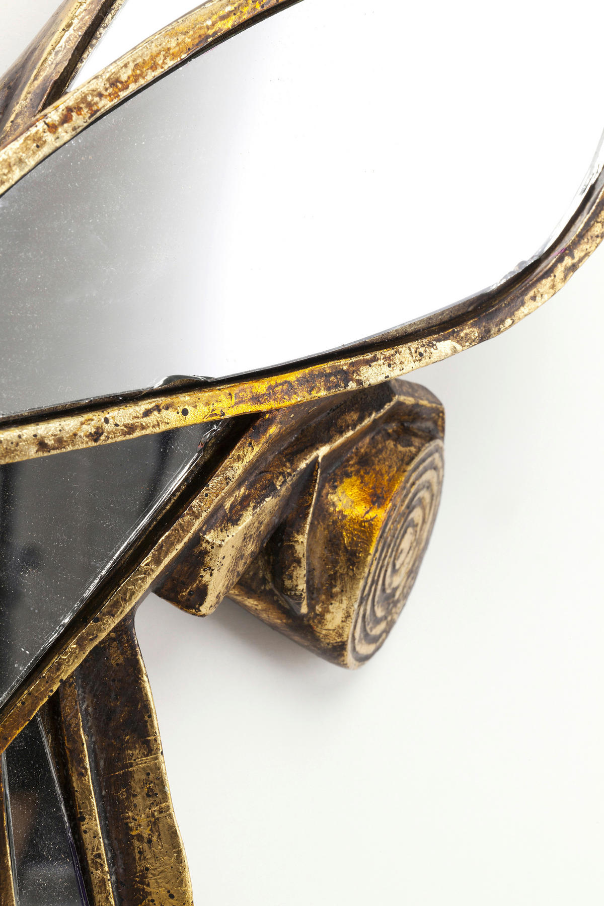 WANDDEKO    - Goldfarben, LIFESTYLE, Glas/Kunststoff (15/43/3,2cm) - Ambia Home