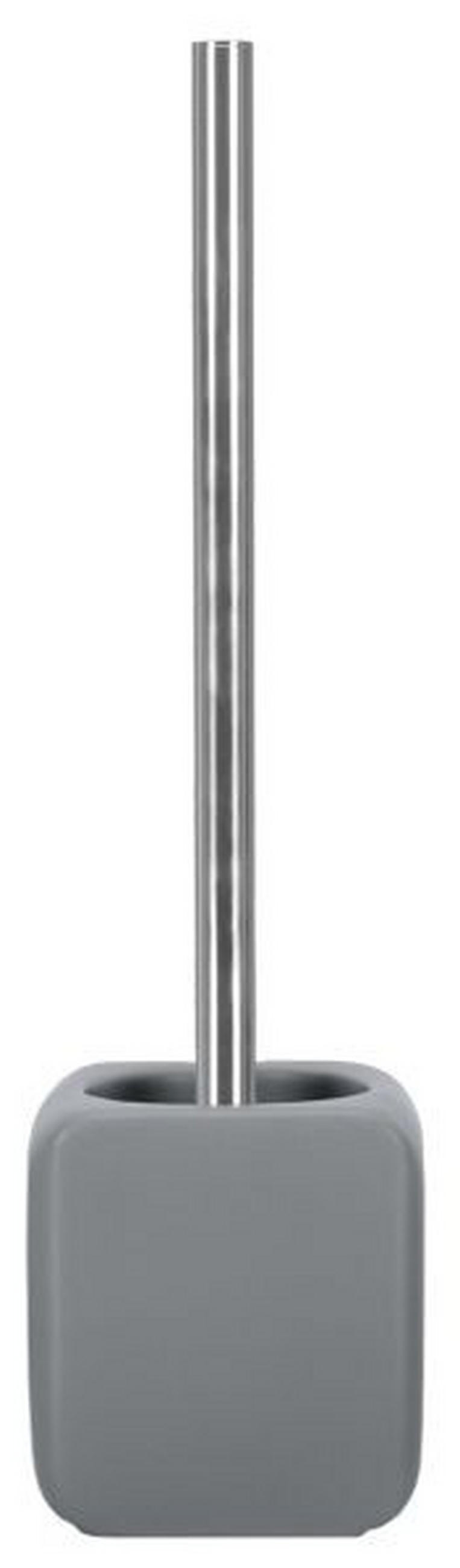 WC-BÜRSTENGARNITUR - Edelstahlfarben/Anthrazit, Basics, Keramik/Kunststoff (38/10,8cm) - Kleine Wolke