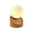 LED-TISCHLEUCHTE - Hellbraun/Eichefarben, Design, Glas/Metall (16cm) - Boxxx