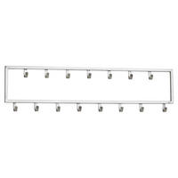 FALI FOGAS - ezüstszínű, Modern, fém (80/20/4cm) - MID.YOU