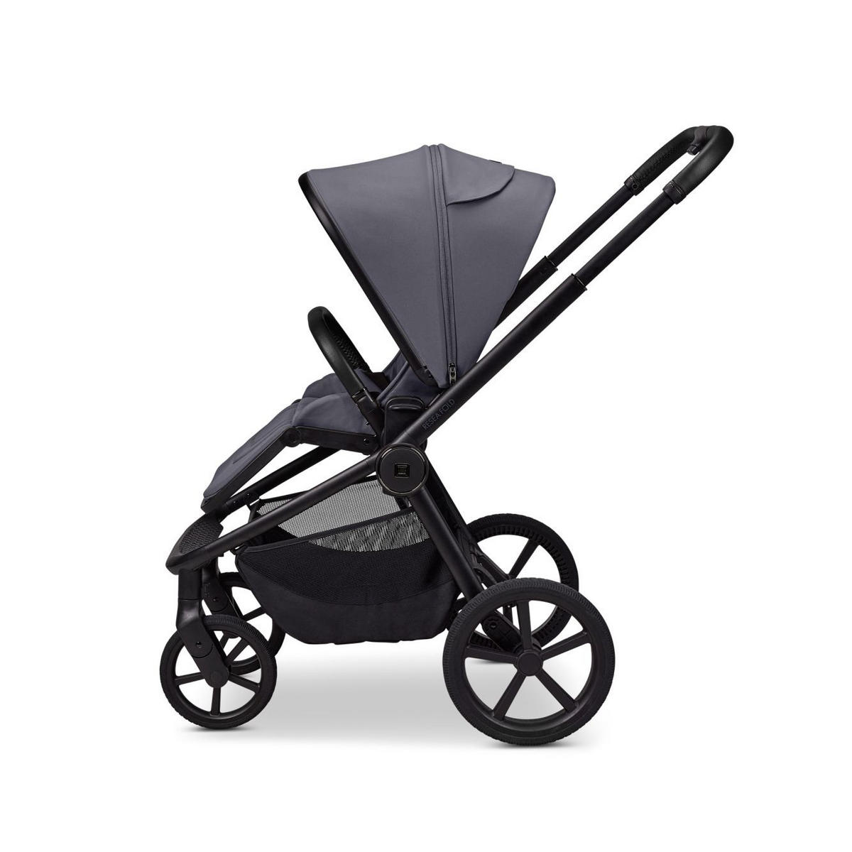 KOMBIKINDERWAGEN  Resea Fold   - Hellgrau/Braun, LIFESTYLE, Textil/Metall (116/57/94cm) - Moon