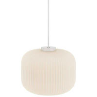 HÄNGELEUCHTE MILFORD 30/23,5 cm   - Weiß, Design, Glas (30/23,5cm) - Nordlux