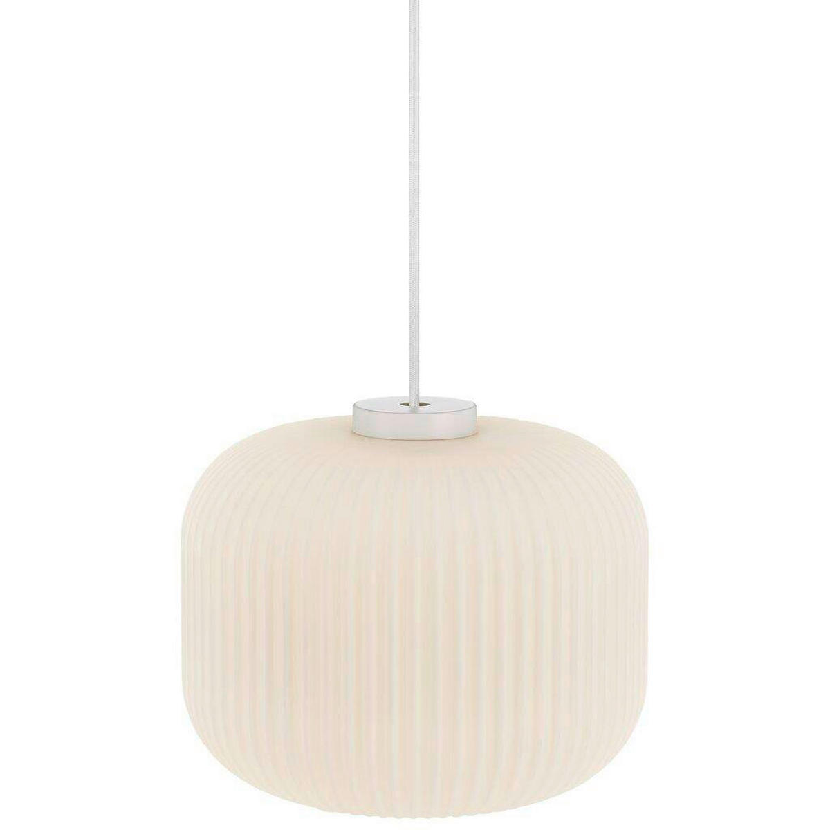 HÄNGELEUCHTE MILFORD 30/23,5 cm   - Weiß, Design, Glas (30/23,5cm) - Nordlux
