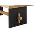 COUCHTISCH in Holz, Metall 110/60/40 cm - Eichefarben/Schwarz, Design, Holz/Metall (110/60/40cm) - Hom`in COUCHTISCH in Holz, Metall 110/60/40 cm - Eichefarben/Schwarz, Design, Holz/Metall (110/60/40cm) - Hom`in