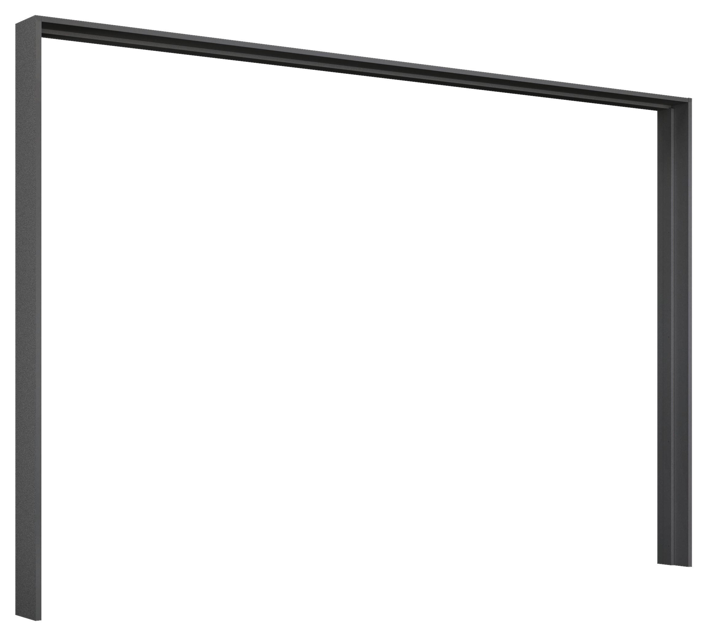 PASSEPARTOUTRAHMEN 278/214/64 cm Grau  - Grau, MODERN, Holzwerkstoff (278/214/64cm) - Luca Bessoni