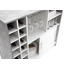 BARTISCH in Metall, Holzwerkstoff - Chromfarben/Hellgrau, MODERN, Holzwerkstoff/Metall (110/100/48cm) - Hom`in BARTISCH in Metall, Holzwerkstoff - Chromfarben/Hellgrau, MODERN, Holzwerkstoff/Metall (110/100/48cm) - Hom`in