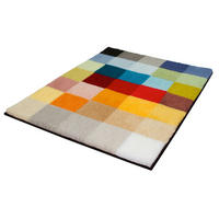 BADTEPPICH Multicolor 65/90 cm  - Multicolor, Design, Kunststoff/Textil (65/90cm) - Kleine Wolke