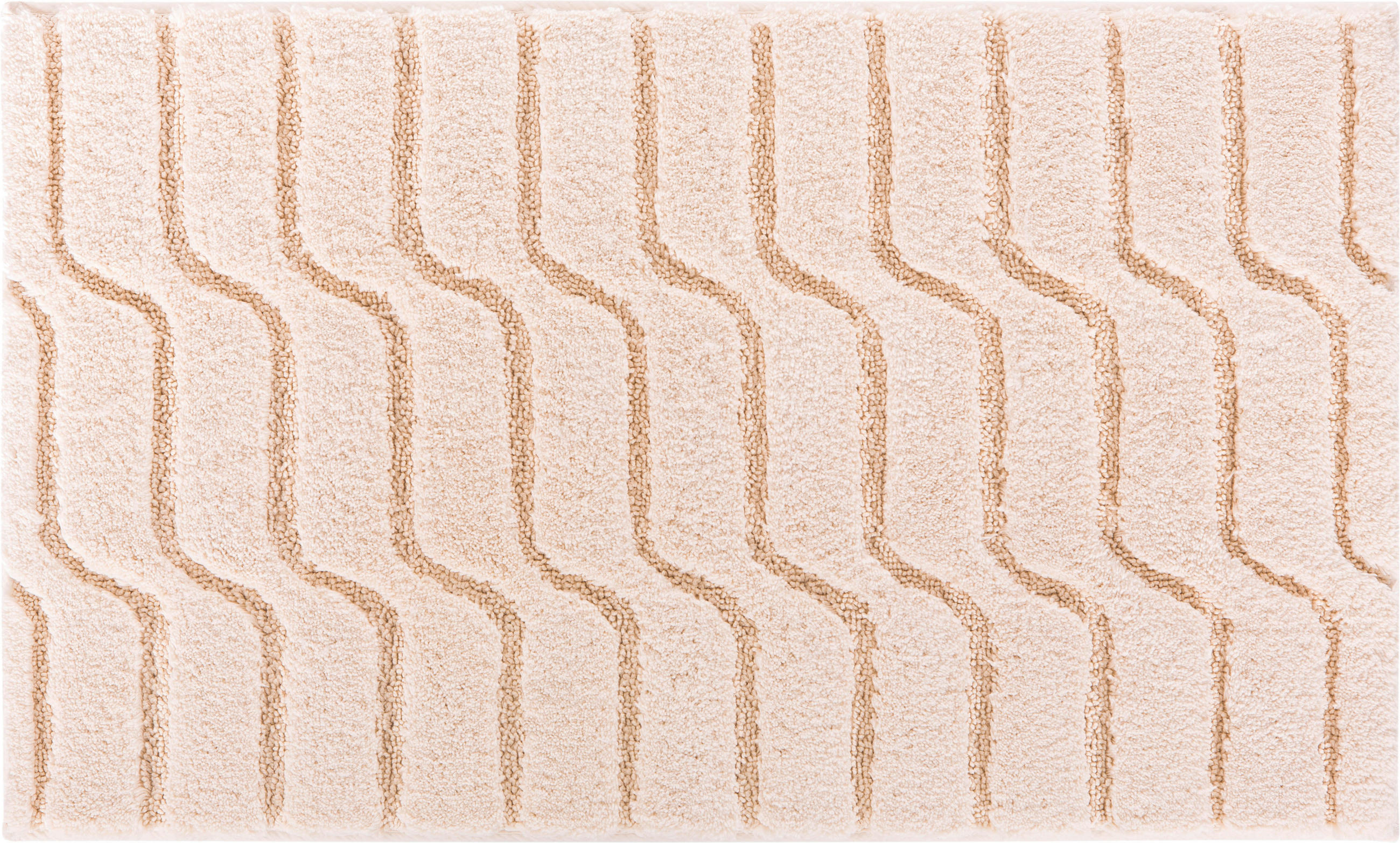 BADTEPPICH Vogue Naturfarben 60/100 cm  - Naturfarben, Basics, Kunststoff/Textil (60/100cm) - Grund