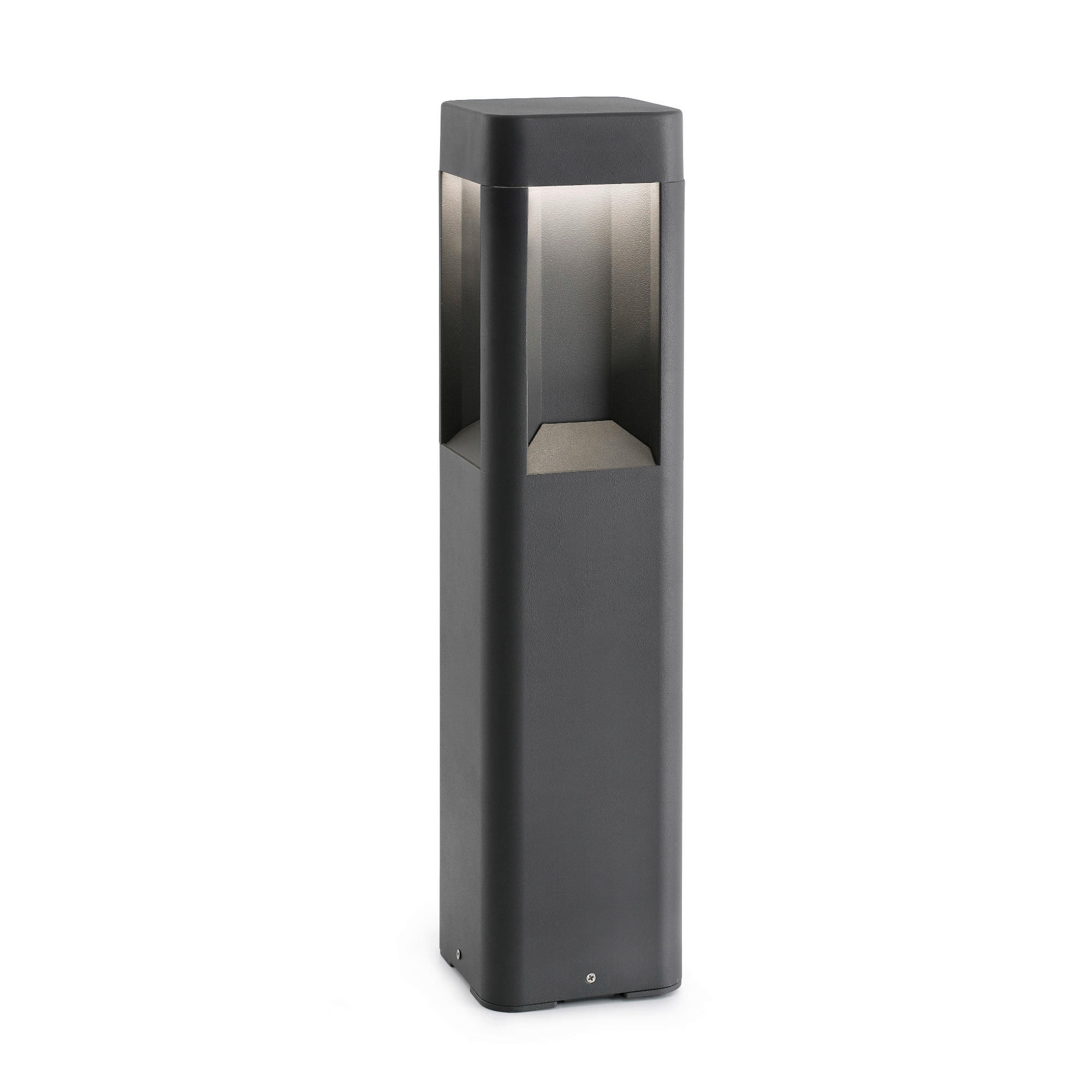 Faro Barcelona Pollerleuchte Dunkelgrau 12x50x12 cm