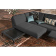 ECKSOFA in Flachgewebe Grau  - Anthrazit/Grau, Design, Textil/Metall (230/254cm) - Ambiente