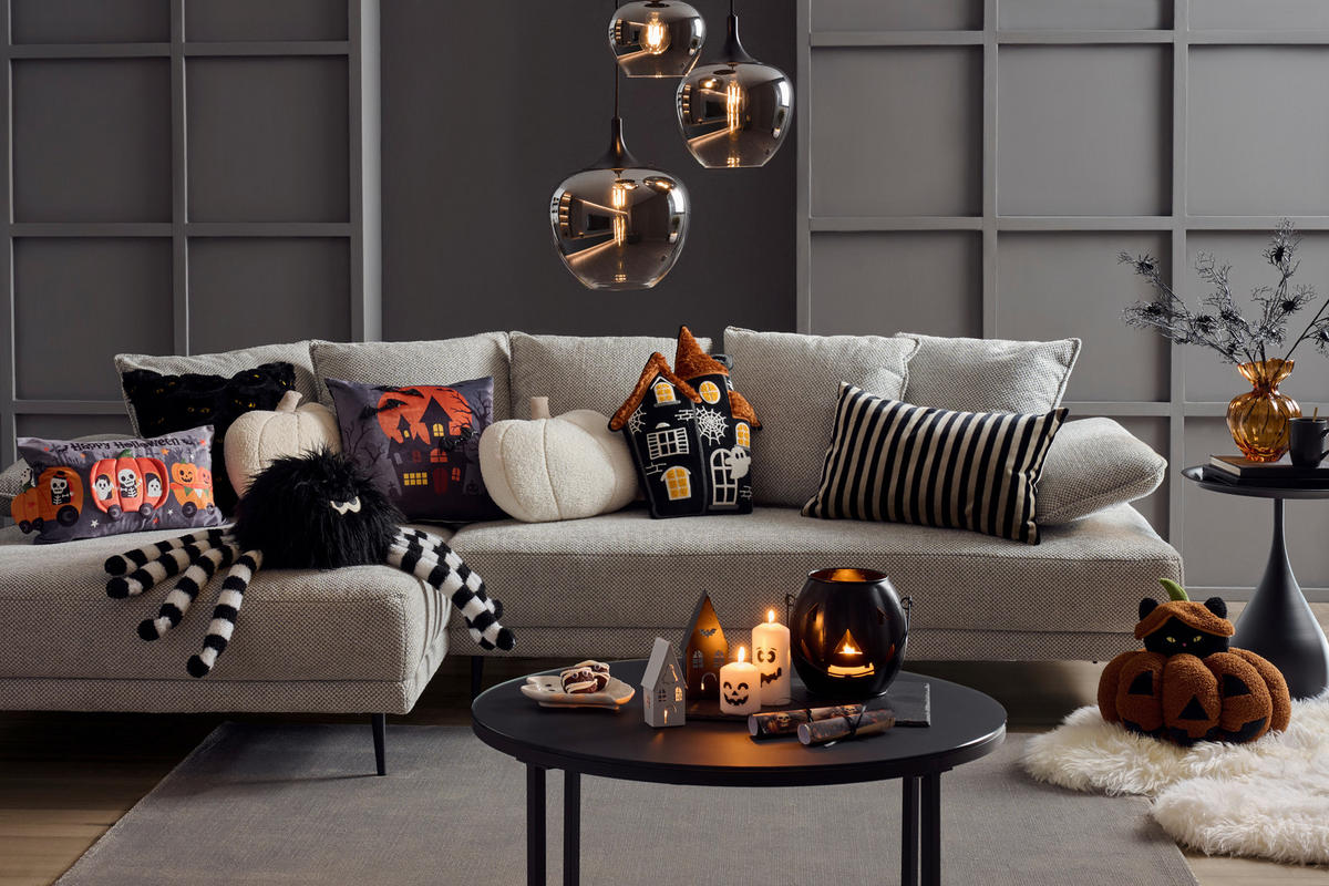 Lustră 48/120 cm  - negru, Design, sticlă/metal (48/120cm) - Globo
