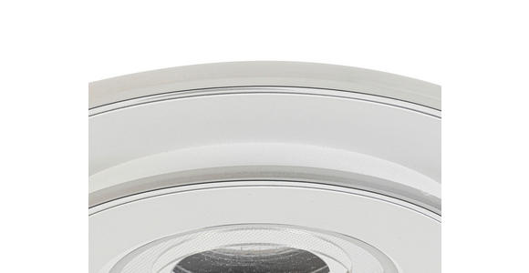 LED-DECKENLEUCHTE 35/6 cm   - Chromfarben/Weiß, Basics, Kunststoff/Metall (35/6cm) - Novel