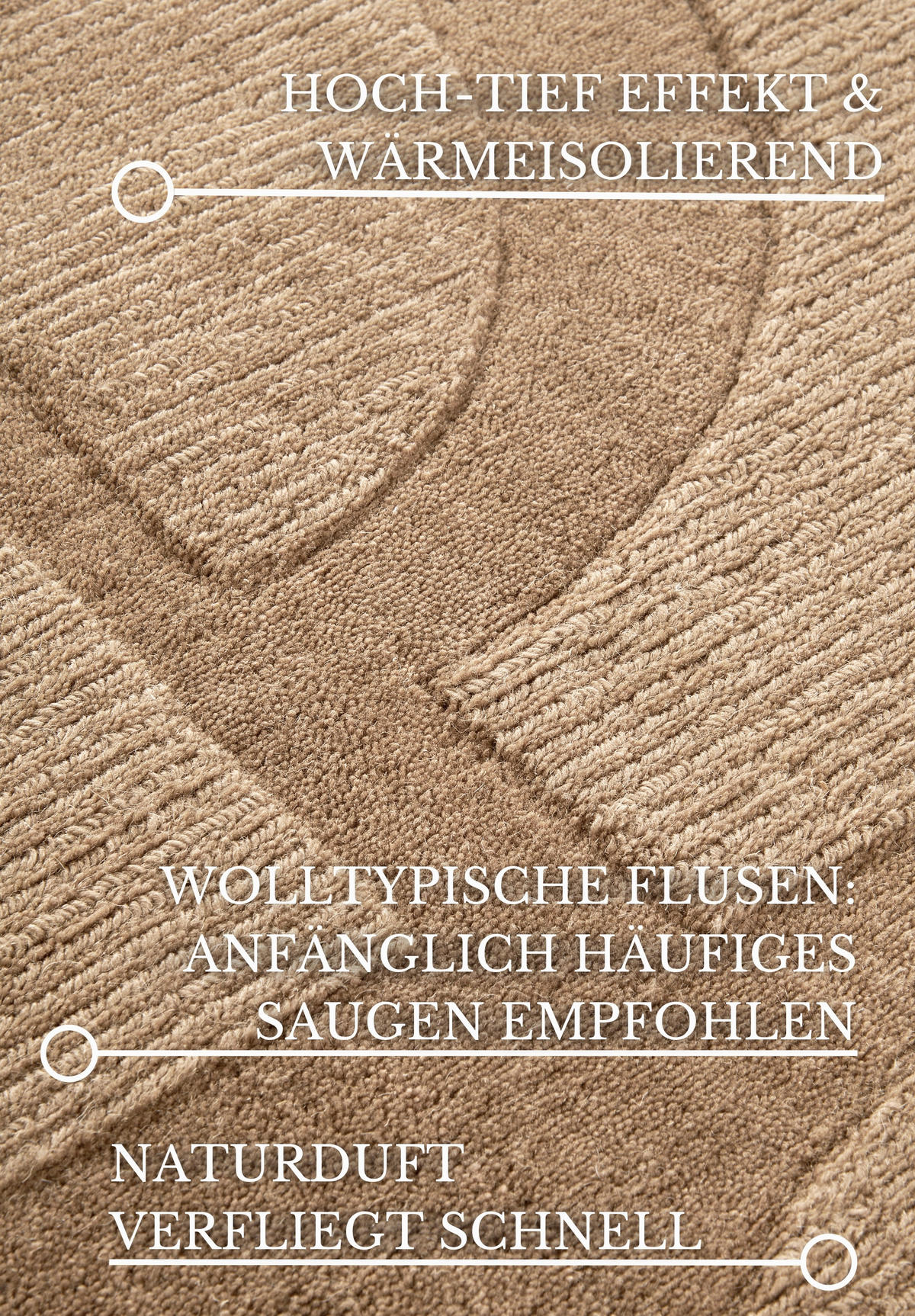 HANDWEBTEPPICH 80/150 cm Kollektion 1906 Beige  - Beige, Basics, Textil (80/150cm) - Villeroy & Boch