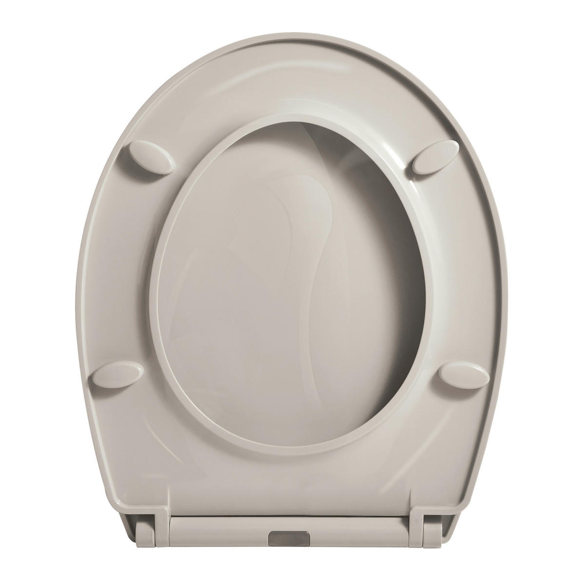 WC-SITZ Taupe  - Taupe, Basics, Kunststoff (38/5,5/46cm) - Spirella