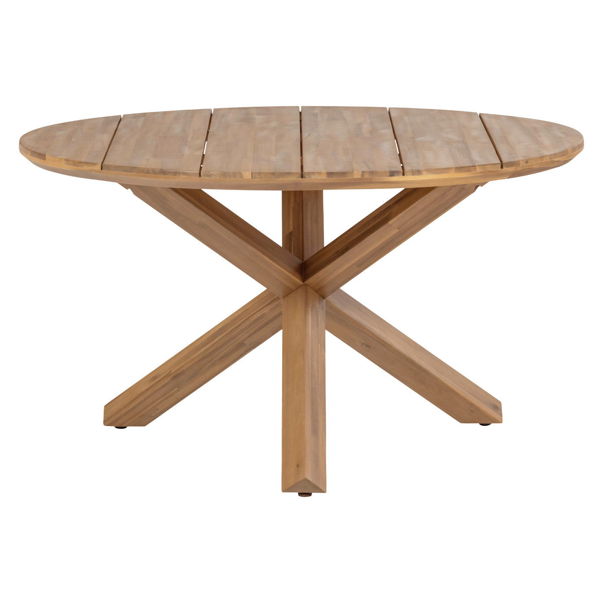 GARTENTISCH 135/135/76 cm Holz rund  - Naturfarben, MODERN, Holz (135/135/76cm) - Livetastic
