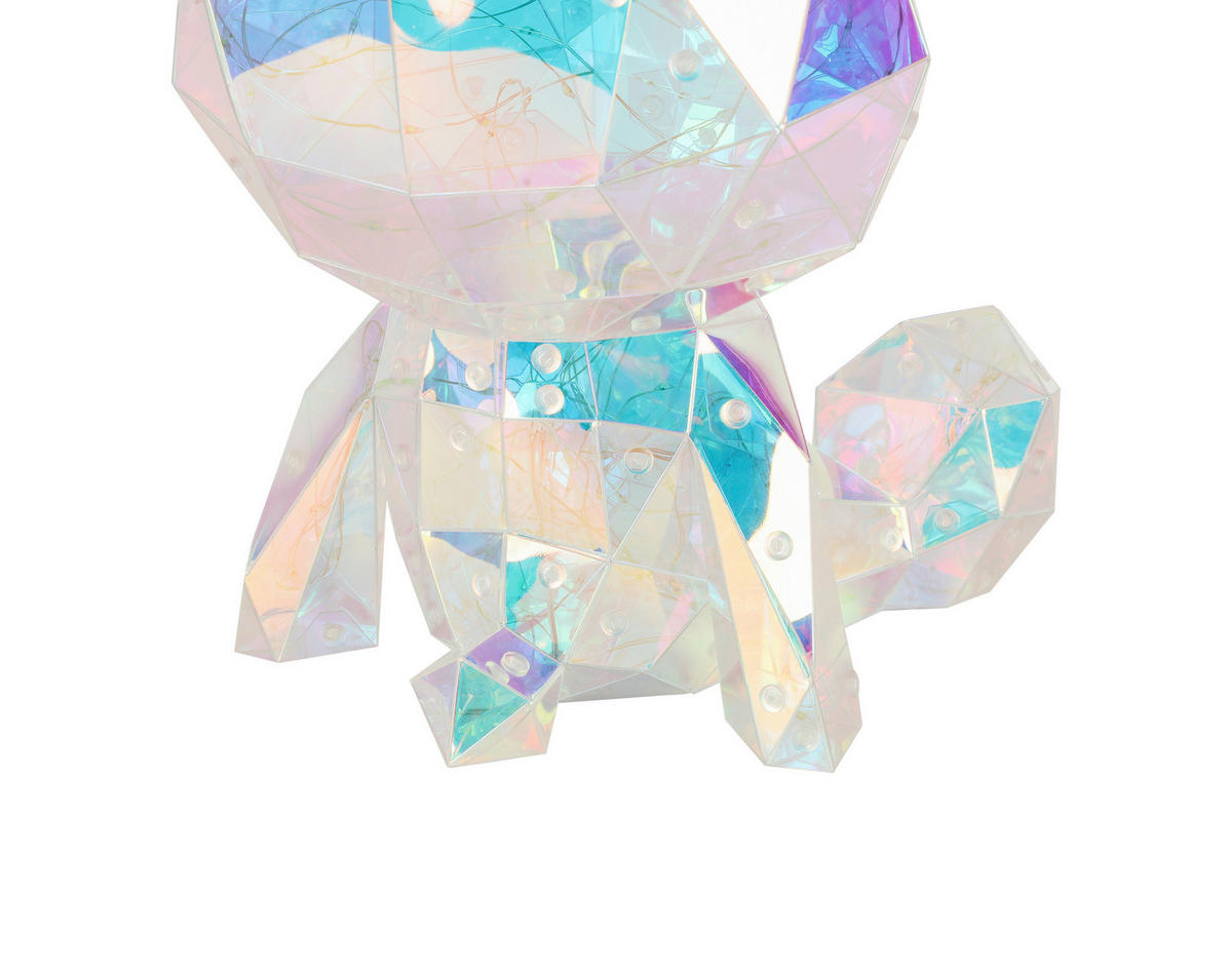 LED-DEKOLEUCHTE Hase 20/20/41 cm   - Transparent/Perlmutt, Design, Kunststoff (20/20/41cm) - Novel