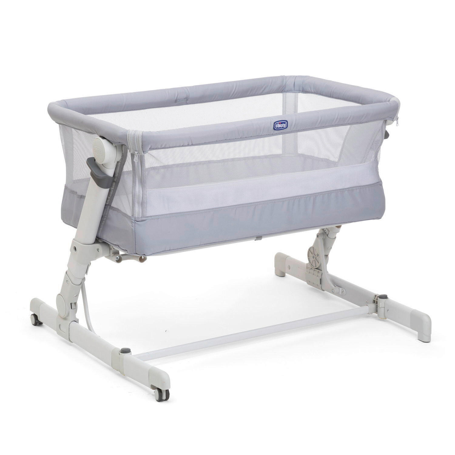 BEISTELLBETT NEXT2ME POP-UP - Hellgrau/Grau, Basics, Kunststoff/Textil (87/80/82cm) - Chicco