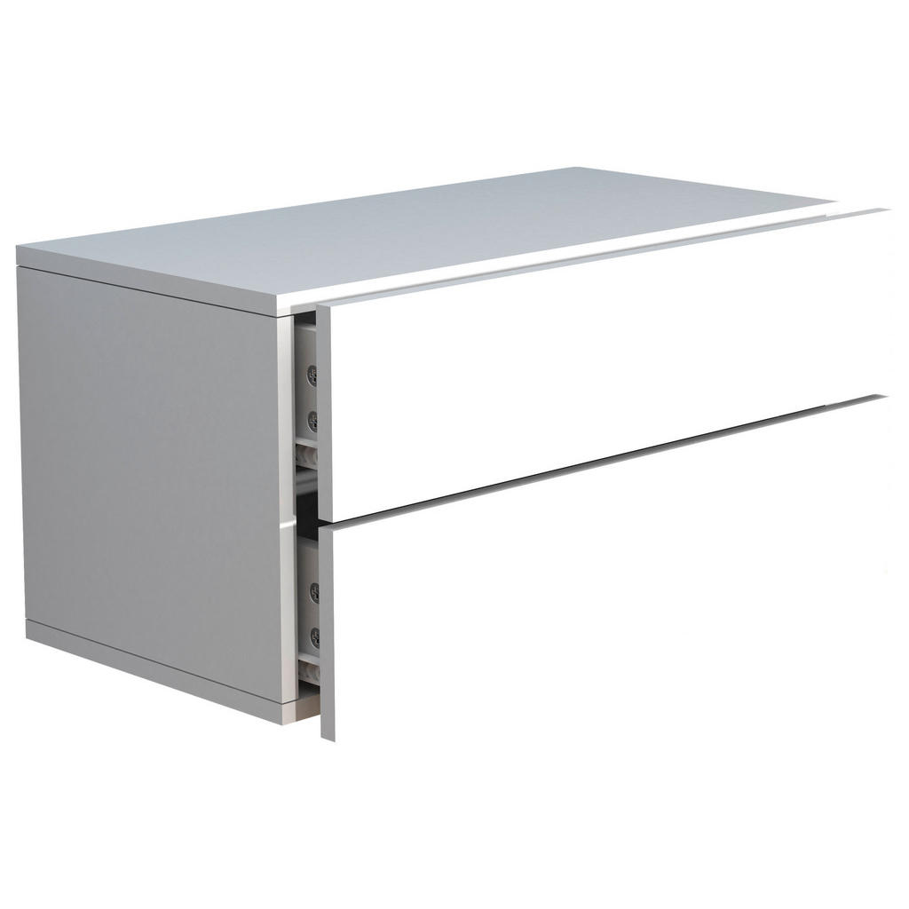 Nachtkästchen USAl L B: 60 cm Weiß