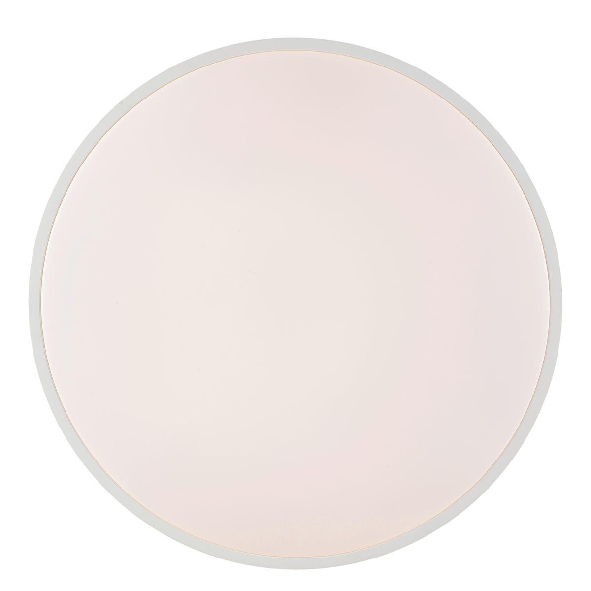 LED-DECKENLEUCHTE Solistra 54,5/9,5 cm   - Weiß, KONVENTIONELL, Kunststoff/Metall (54,5/9,5cm) - Brilliant