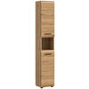 HOCHSCHRANK 30/185/30 cm  - Schwarz/Eiche Artisan, Basics, Holzwerkstoff/Kunststoff (30/185/30cm) - MID.YOU