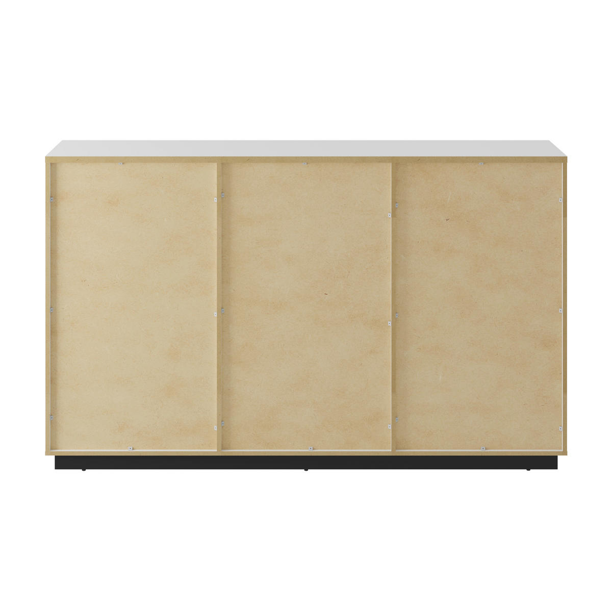 HIGHBOARD Tuluza 180/109,2/40,5 cm 3 Schublade(n)  - Weiss Hochglanz/Weiss, Design, Glas/Holzwerkstoff (180/109,2/40,5cm) - MID.YOU