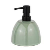 SEIFENSPENDER Kunststoff, Keramik  - Schwarz/Grün, KONVENTIONELL, Keramik/Kunststoff (11/14/11cm) - Schöner Wohnen