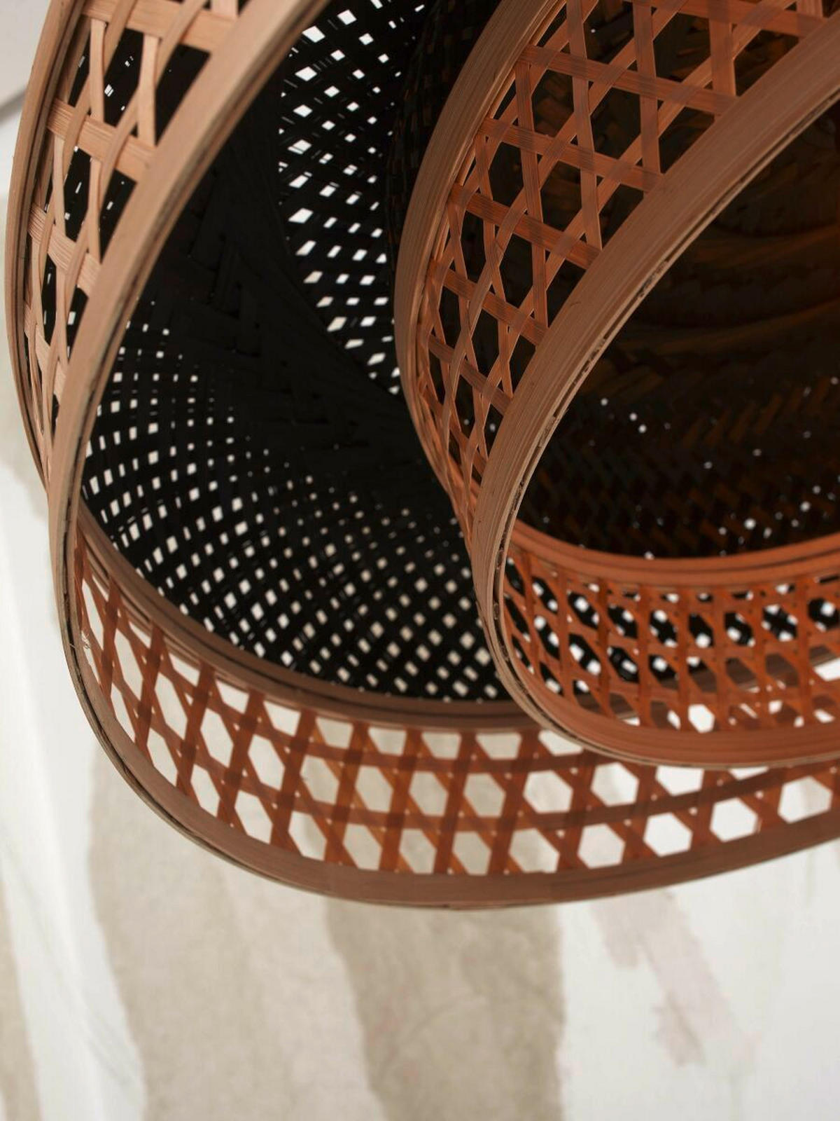 HÄNGLAMPA GOOD&MOJO  60/18 cm  - svart/naturfärgad, Trend, naturmaterial (60/18cm) - Good & Mojo