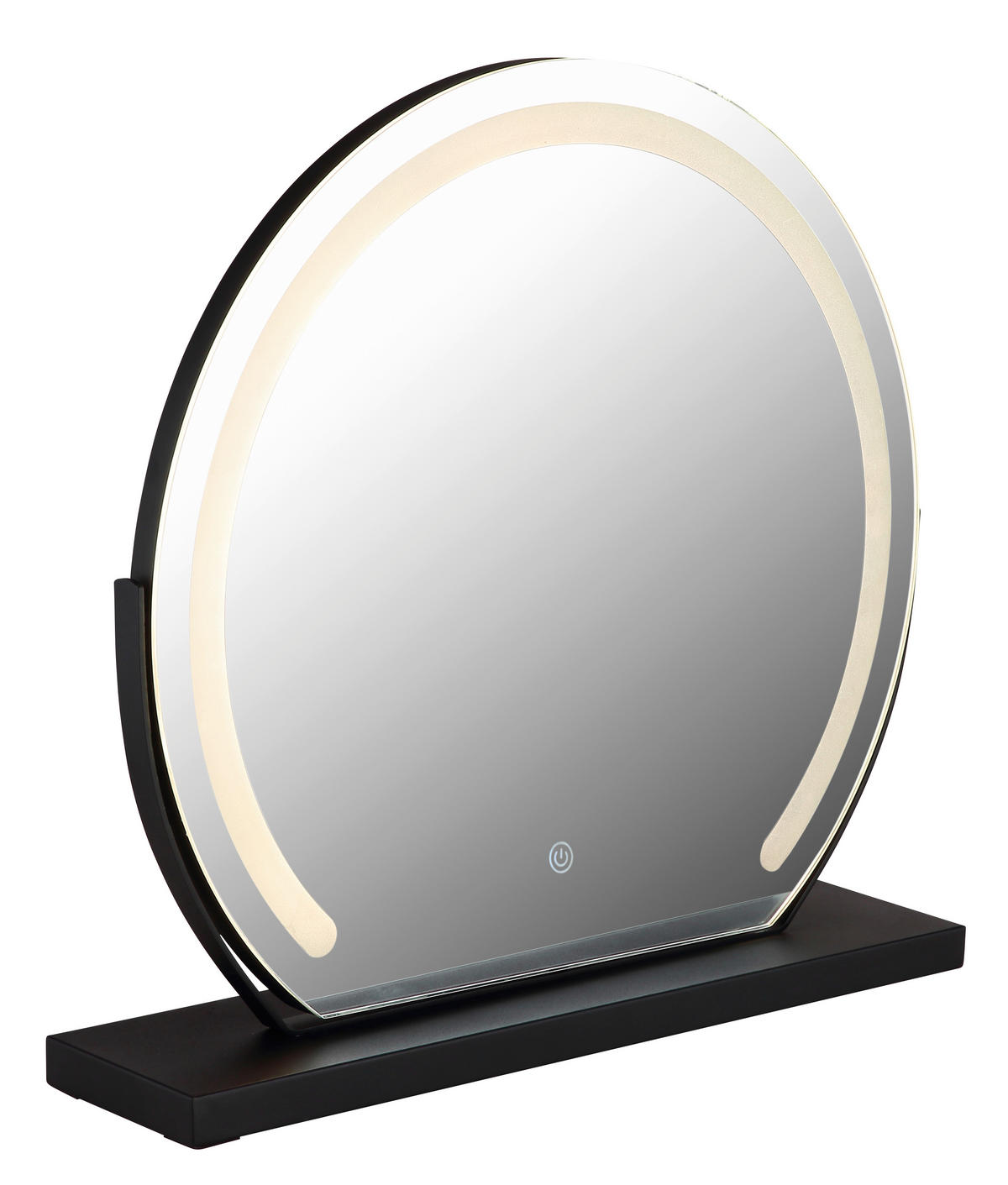 ZRKADLO S OSVETLENÍM, 52/48,5/12 cm - Basics, kov/plast (52/48,5/12cm) - Globo