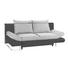 SCHLAFSOFA in Textil Grau, Weiß - Chromfarben/Weiß, Design, Kunststoff/Textil (194/73/91cm) - Carryhome SCHLAFSOFA in Textil Grau, Weiß - Chromfarben/Weiß, Design, Kunststoff/Textil (194/73/91cm) - Carryhome
