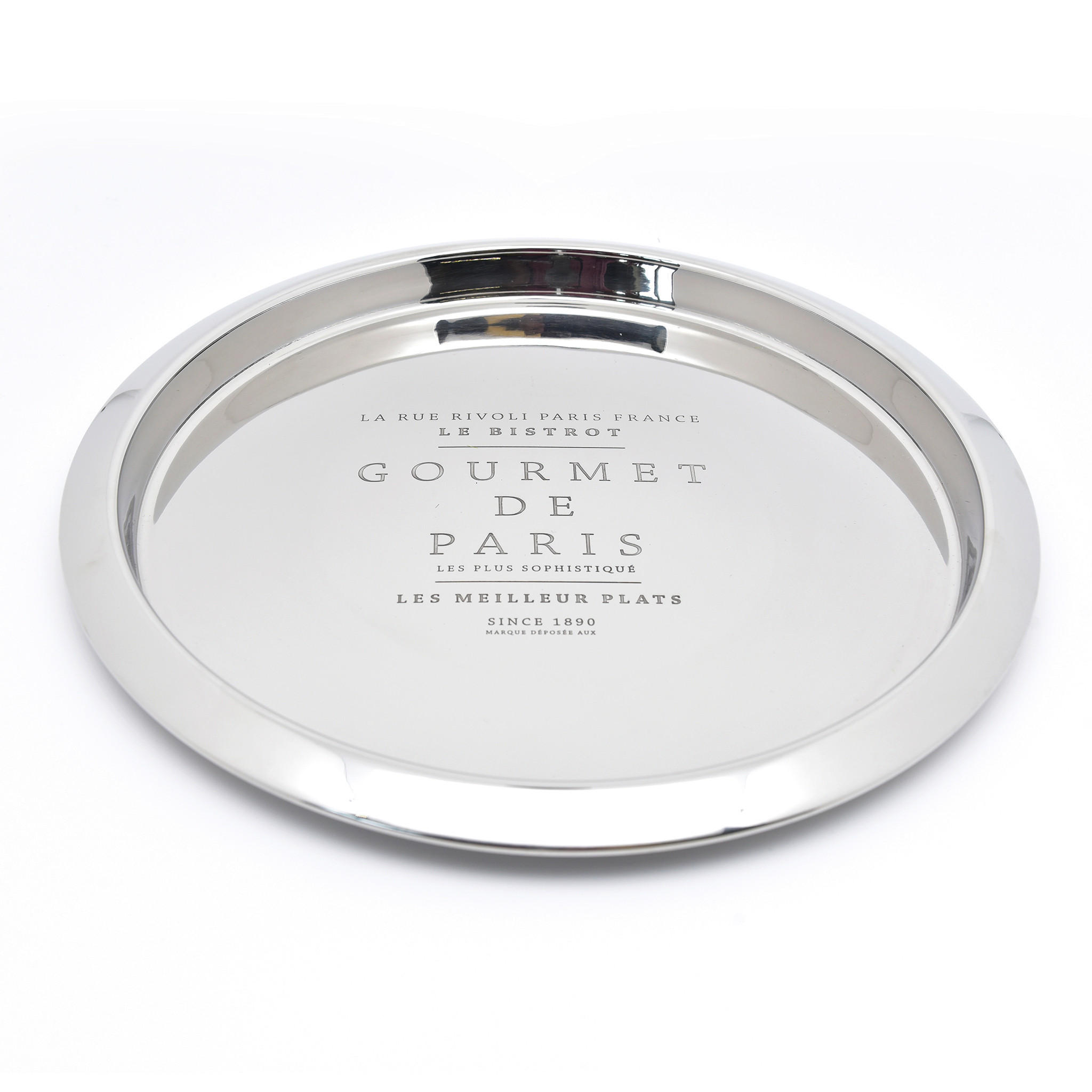 POSLUŽAVNIK    35 cm          - boje oplemenjenog čelika, Basics, metal (35cm)