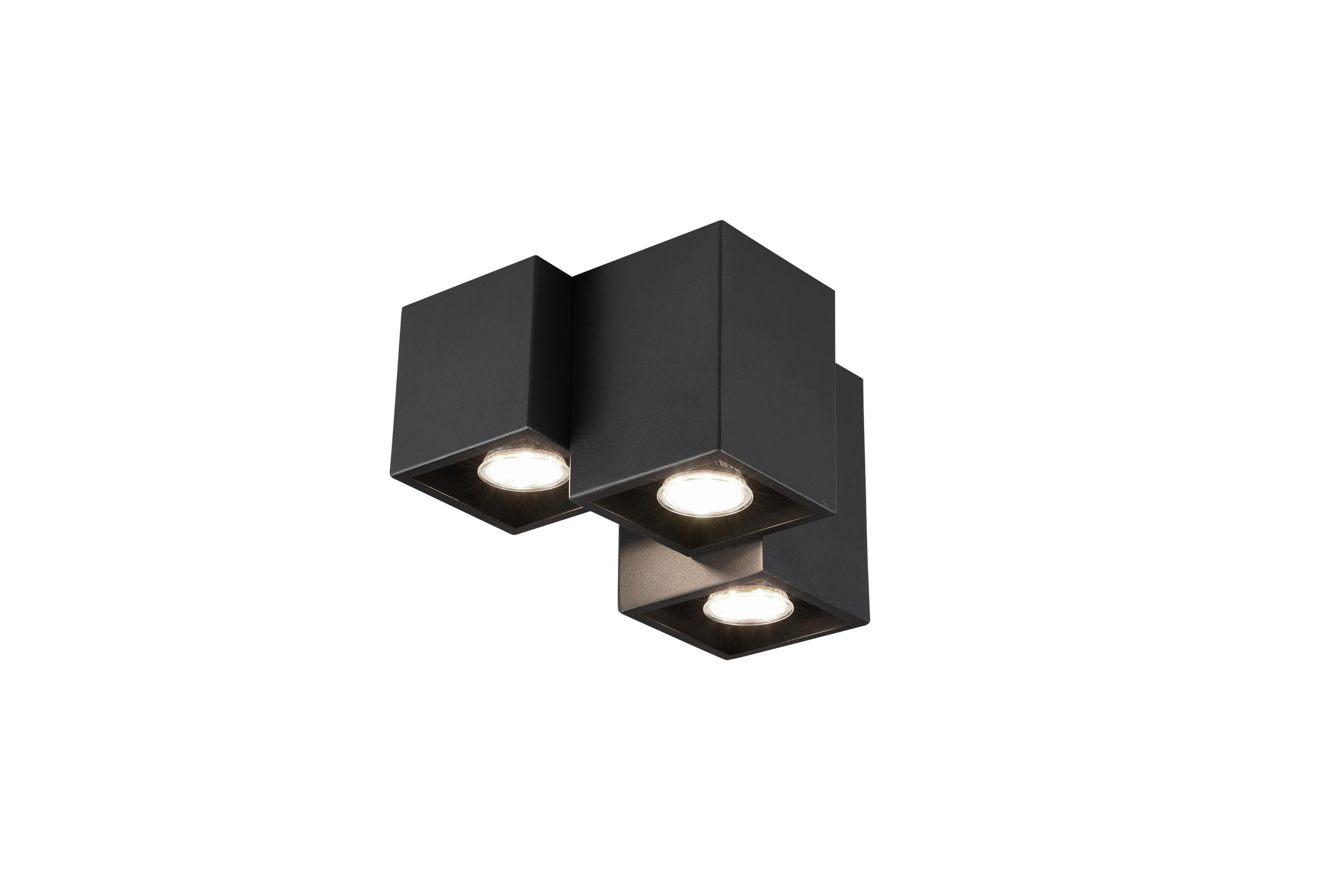 DECKENLEUCHTE     - Schwarz, Design, Metall (23/15/20cm) - Trio Leuchten