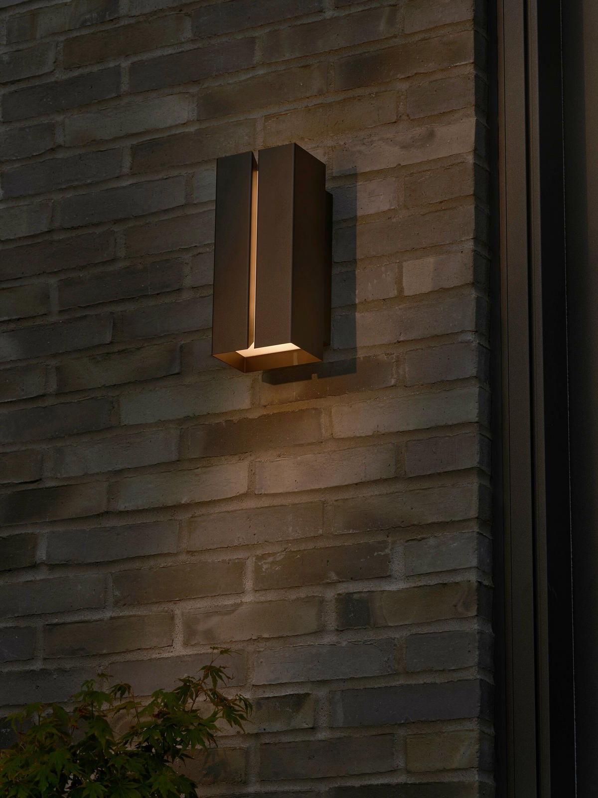 AUßENWANDLEUCHTE Clarini 13/29,5/12,5 cm   - Schwarz, Design, Metall (13/29,5/12,5cm) - Nordlux