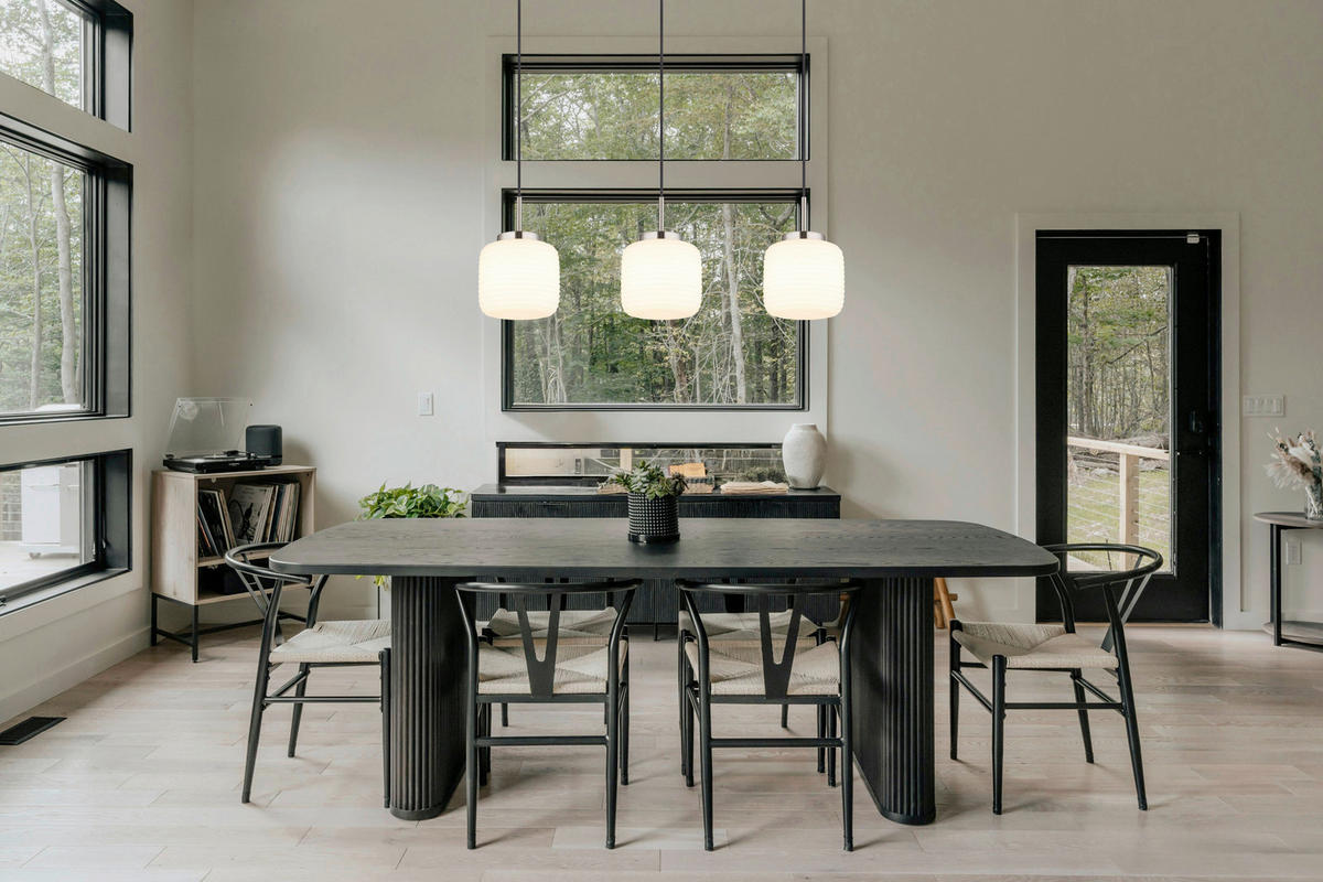 HÄNGELEUCHTE 24/130 cm    - Weiss/Schwarz, Konventionell, Glas/Textil (24/130cm) - Globo