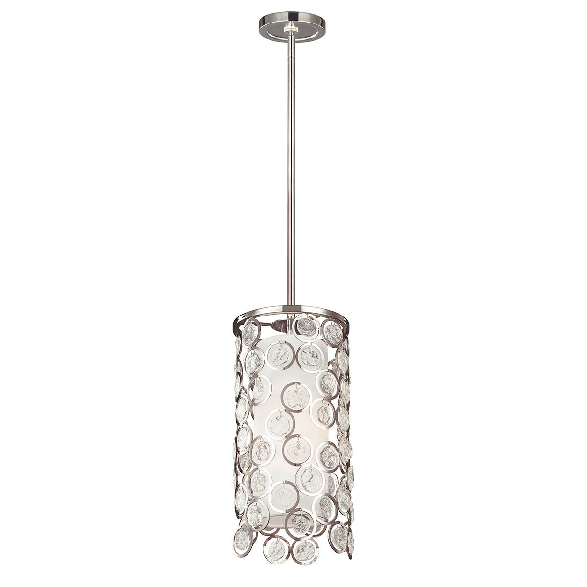 HÄNGELEUCHTE 17.8/53.3 cm    - Nickelfarben, Konventionell, Metall (17.8/53.3cm) - Elstead Lighting