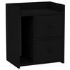 NACHTKÄSTCHEN 50/60/35 cm  in Schwarz  - Schwarz, Design, Holzwerkstoff (50/60/35cm) - MID.YOU