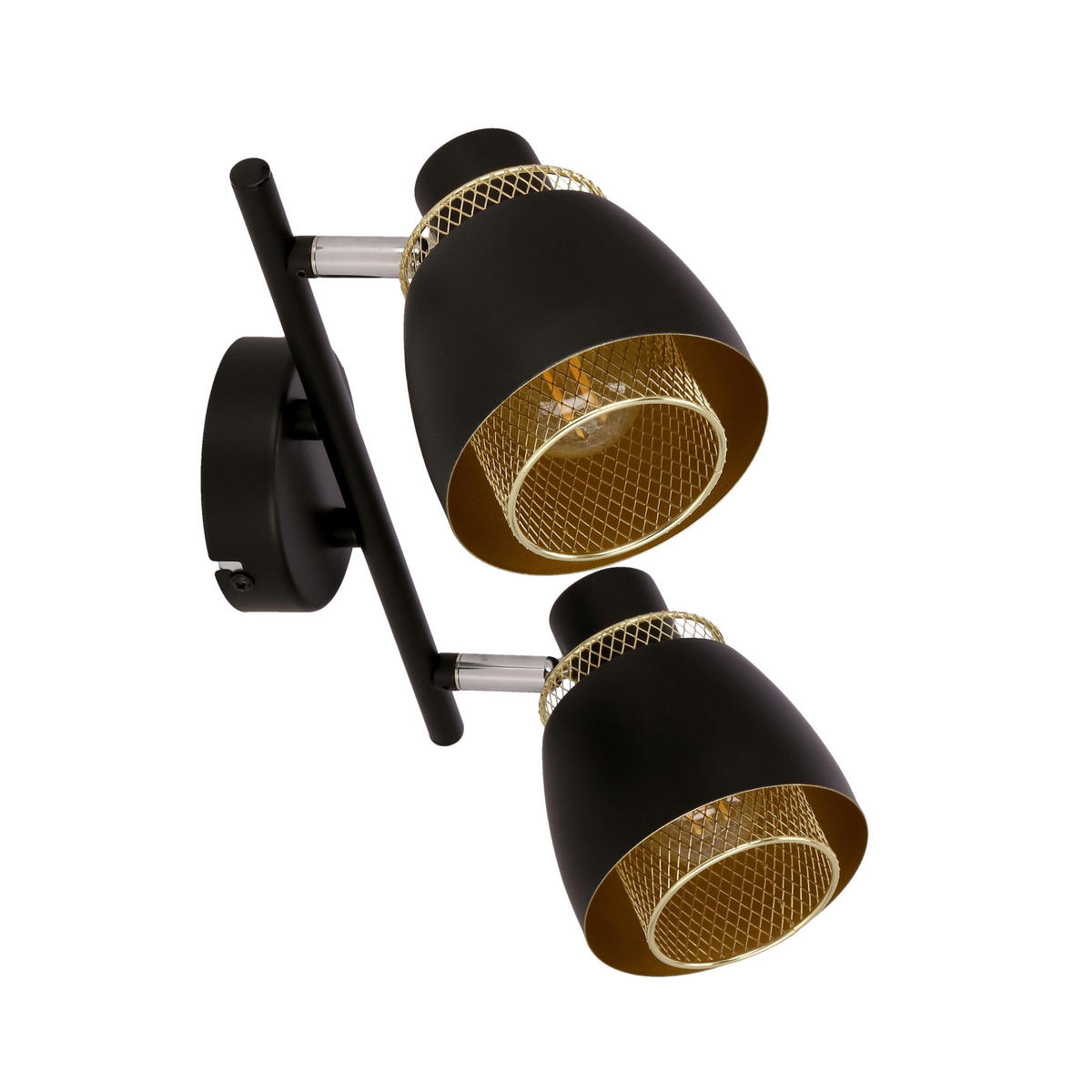 STRAHLER Aleksandria 41.5/10/18.5 cm   - Goldfarben/Schwarz, Design, Metall (41.5/10/18.5cm)