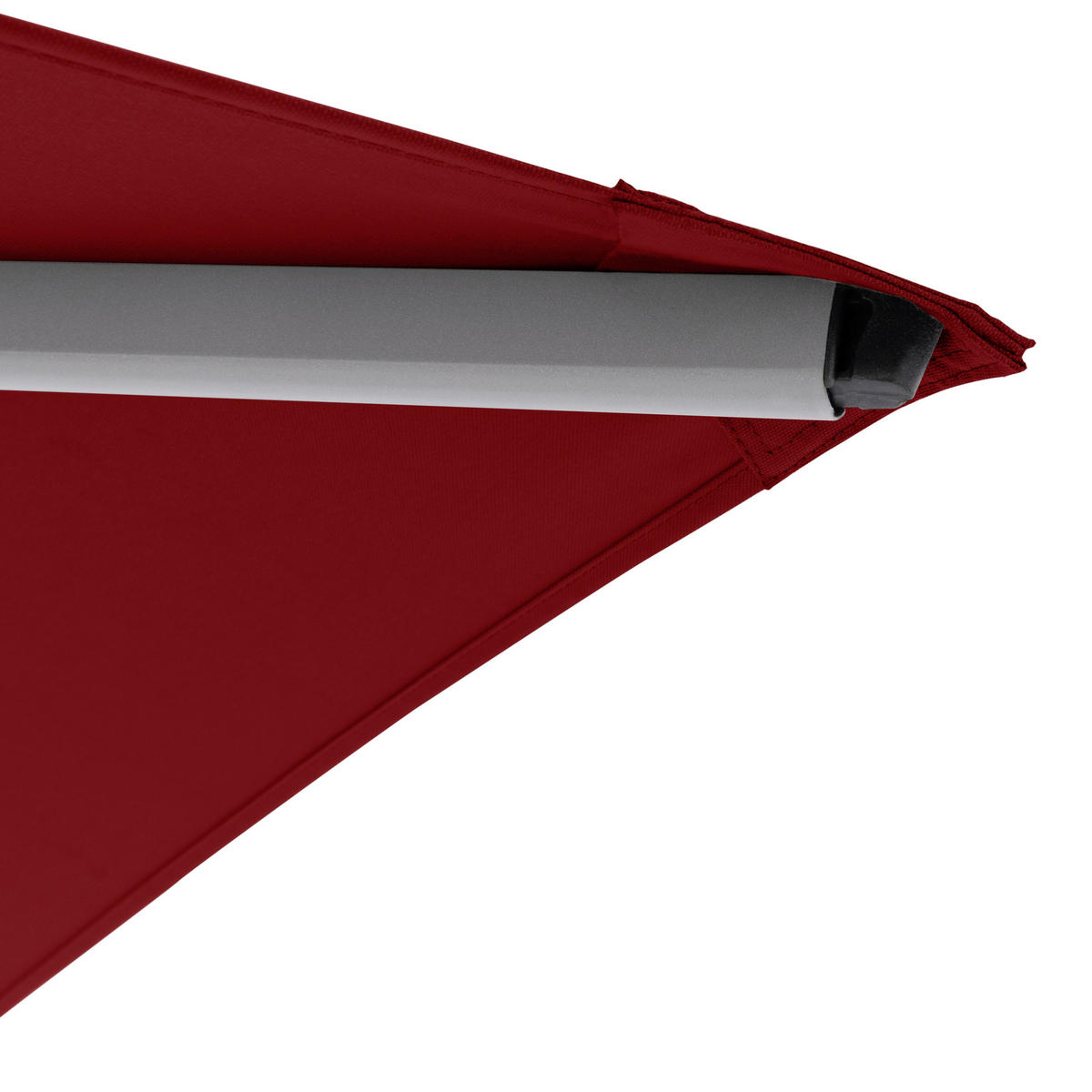 AMPELSCHIRM 320x320 cm Bordeaux  - Bordeaux/Silberfarben, KONVENTIONELL, Textil/Metall (320/320cm) - KNIRPS
