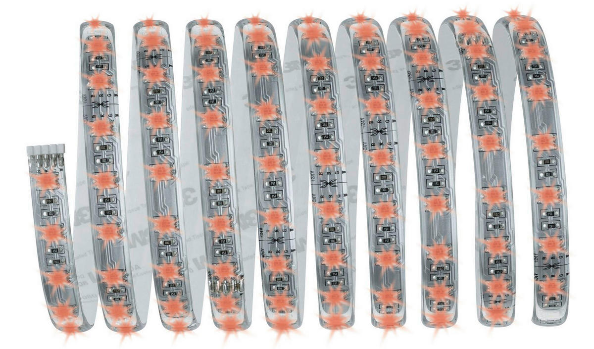 LED-STRIP MAX LED 300/1,25/0,3 cm   - Silberfarben, Design, Kunststoff (300/1,25/0,3cm) - Paulmann