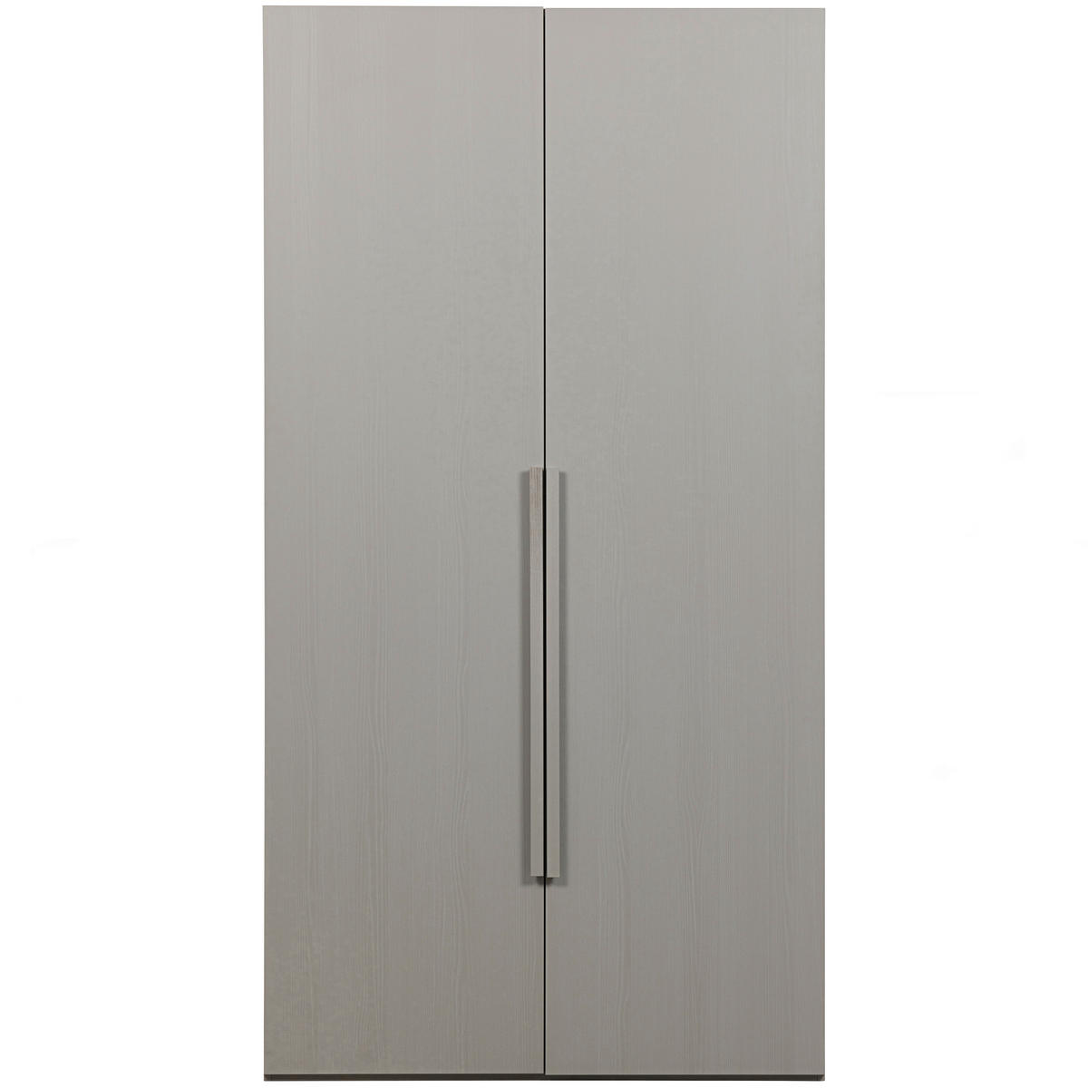 DREHTÜRENSCHRANK 110/210/58 cm 2-türig Grau  - Walnussfarben/Grau, Design, Holz (110/210/58cm) - Livetastic