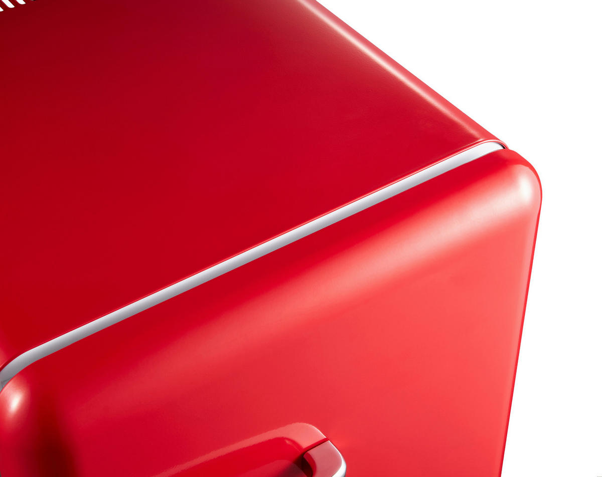 MINIKÜHLSCHRANK BCH31E  - Rot, Trend, Kunststoff/Metall (40,2/43,5/46,6cm)