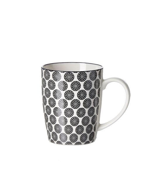 HRNEK NA KÁVU porcelán - bílá/černá, Basics, keramika (0,350l) - Ritzenhoff Breker