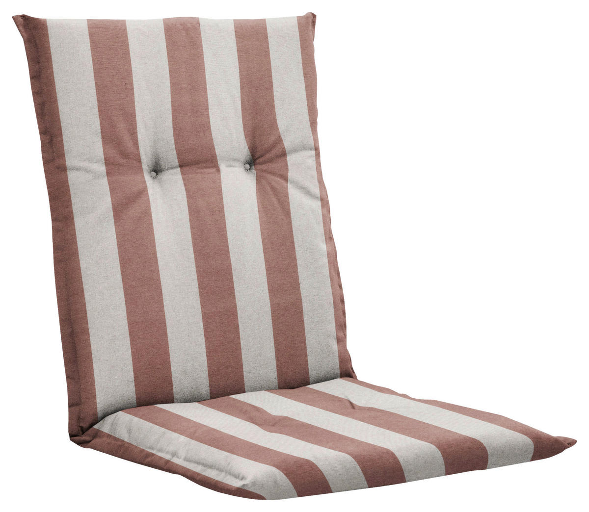 SESSELAUFLAGE Streifen  - Creme/Braun, Basics, Textil (105/6/50cm)