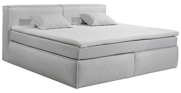 FAMILIENBOXSPRINGBETT - Silberfarben/Schwarz, LIFESTYLE, Kunststoff/Textil (240/200cm) - Esposa