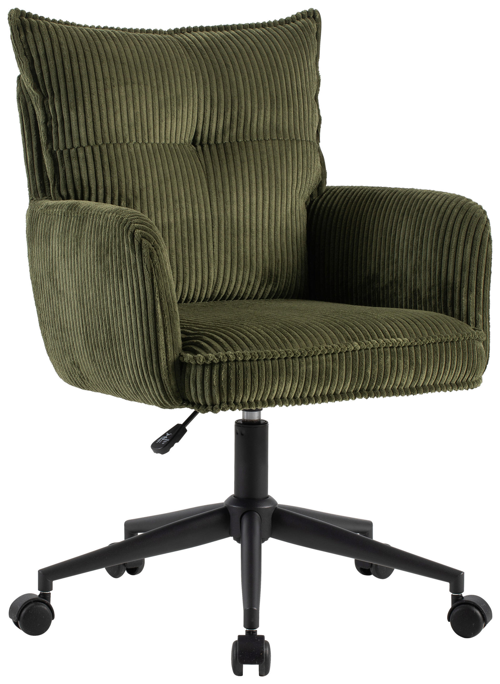 Scaun Rotativ, țesătură, verde, negru