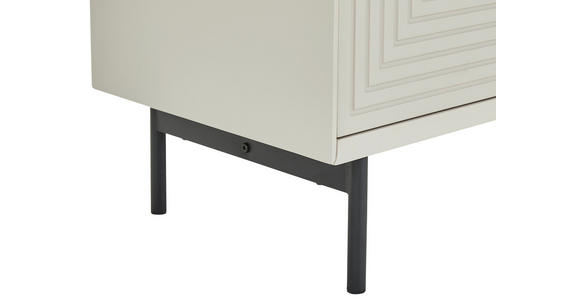 SIDEBOARD  172,2/75/40 cm  - Kaschmir/Schwarz, KONVENTIONELL, Holzwerkstoff/Metall (172,2/75/40cm) - Xora