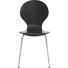 STOL - svart, Design, metall/trä (55,6/87,3/46,2cm) - Low Price